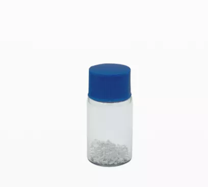 vial containing graft particles