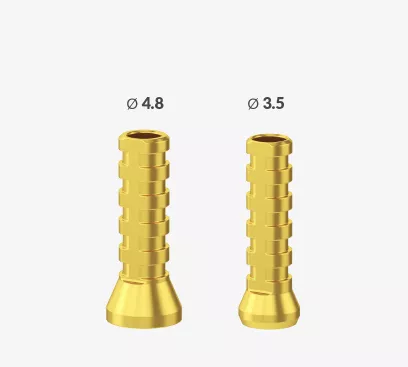 Temporary abutments Alpha Bio Tec.  5648 Ø 3.5 , 5748 Ø 4.8