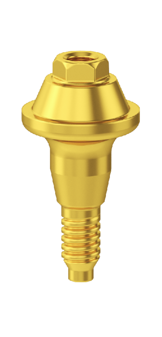 5722-Straight Multi unit abutment D4.8 H2.5 mm CHC